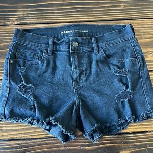 Old Navy Black Denim Shorts - Size 6